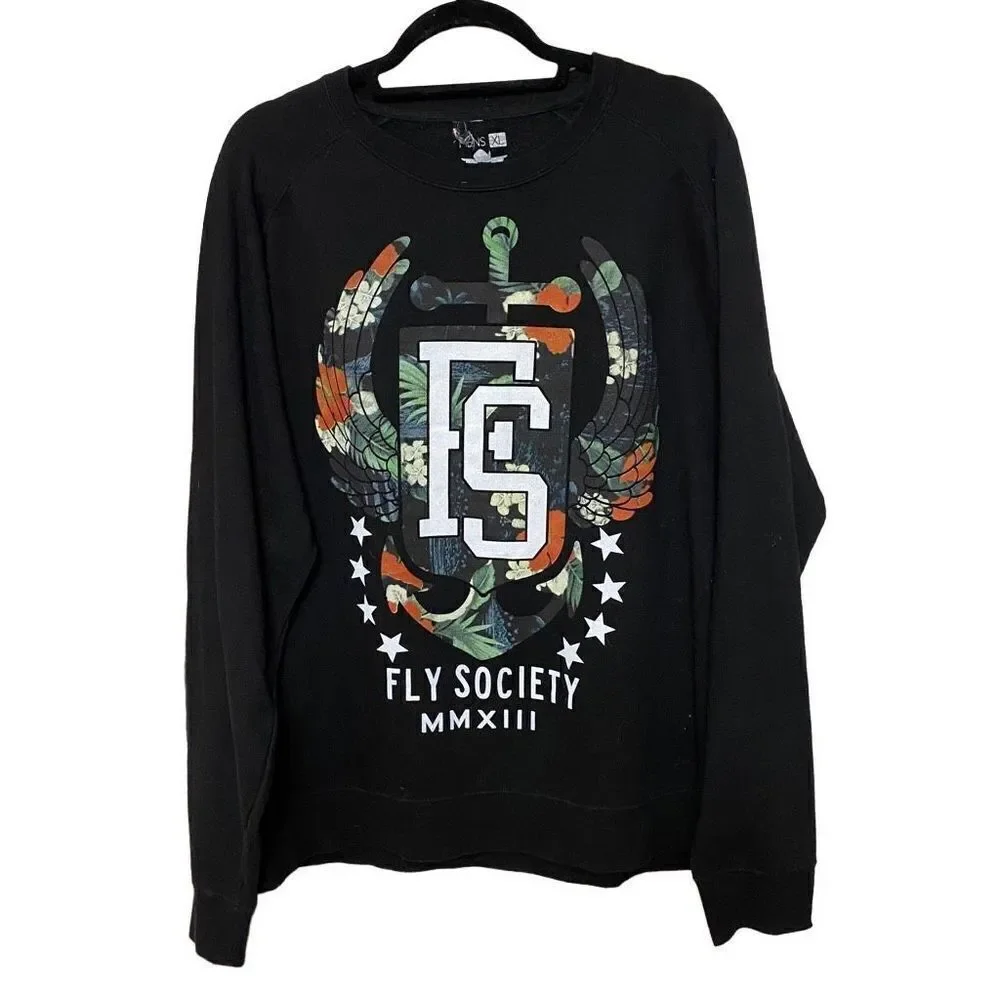 Y2K Fly Society Graphic Crewneck